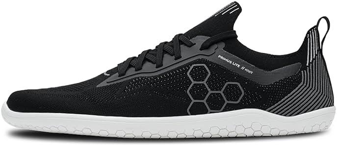 Vivobarefoot Men's Primus Lite Knit Running Shoe, Obsidian, 8 by Vivobarefoot — Shop at Bazar