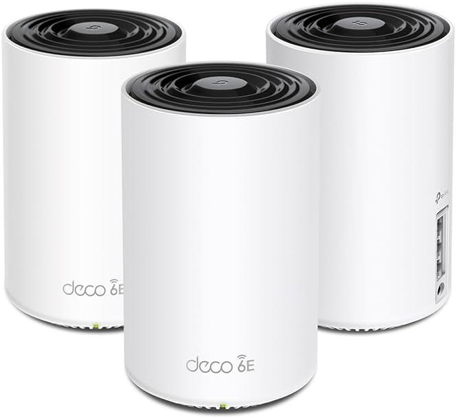 TP-Link Deco XE75 AXE5400 Tri-Band WiFi 6E Mesh System - Wi-Fi up to 7200 Sq.Ft, Engadget Rated Best Mesh for Most People, Replaces WiFi Router and Extender, AI-Driven Mesh New 6GHz Band, 3-Pack by TP-Link — Shop at Bazar