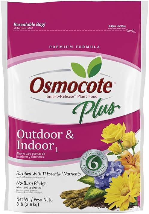 Osmocote Smart-Release Plant Food Plus Outdoor & Indoor1 - Granular, Continuous Release Plant Fertilizer with 11 Essential Nutrients, 8 lbs. by Osmocote — Shop at Bazar