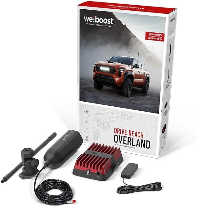 weBoost Drive Reach Overland - Cell Phone Signal Booster for Off Road Vehicles | Boosts 5G & 4G LTE for All U.S. Carriers - Verizon, AT&T, T-Mobile & More | Made in The U.S. | FCC Approved by weBoost — Shop at Bazar