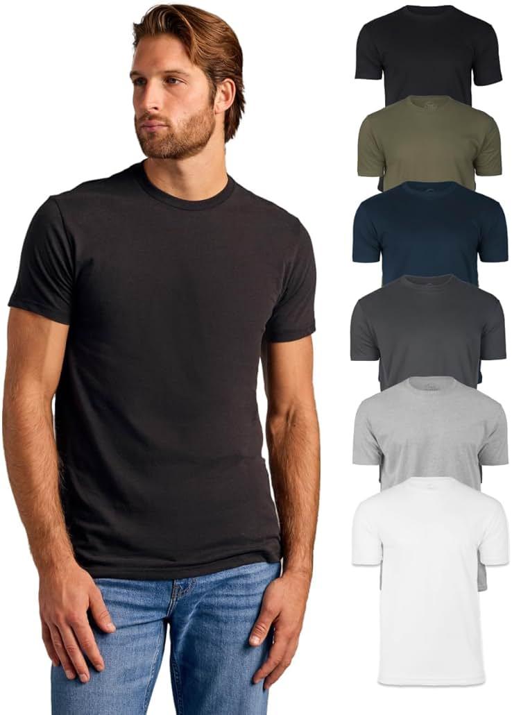 True Classic Mens T-Shirts – Short Sleeve Crew Neck T Shirts for Man, Cotton Blend Plain Novelty Men's T-Shirts by True Classic — Shop at Bazar