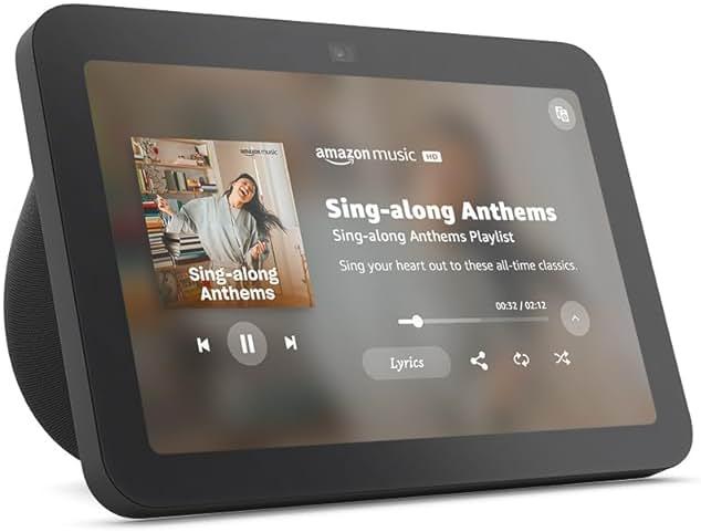 Like-New Amazon Echo Show 8, With Spatial Audio, Smart Home Hub, ideal for open living spaces, Designed for Alexa+, Charcoal — Shop at Bazar