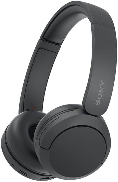 Sony WH-CH520 Wireless Headphones Bluetooth On-Ear Headset with Microphone and up to 50 Hours Battery Life with Quick Charging, Black by Sony — Shop at Bazar