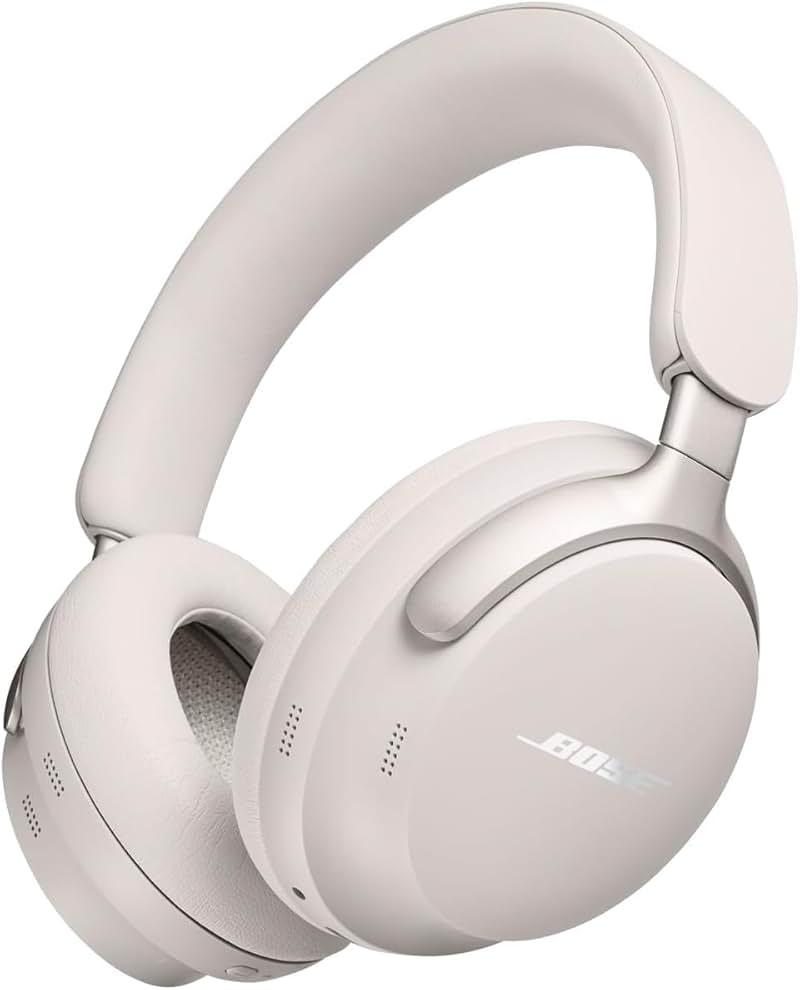 Bose QuietComfort Ultra Bluetooth Headphones, Wireless Headphones with Spatial Audio, Over Ear Noise Cancelling with Mic, Up to 24 Hours of Playtime, White Smoke by Bose — Shop at Bazar