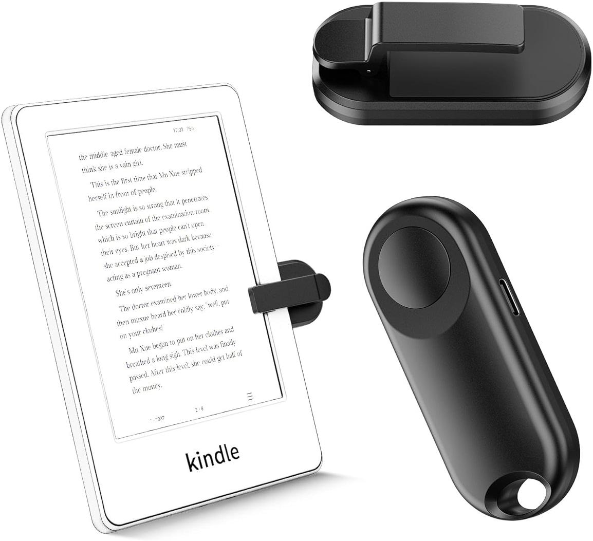 Sycelu RF Remote Control Page Turner for Kindle Paperwhite Accessories Ipad Reading Kobo Surface Comics/Novels Tablets Android Taking Photos Camera Video Recording Triggers(Black) by Sycelu — Shop at Bazar