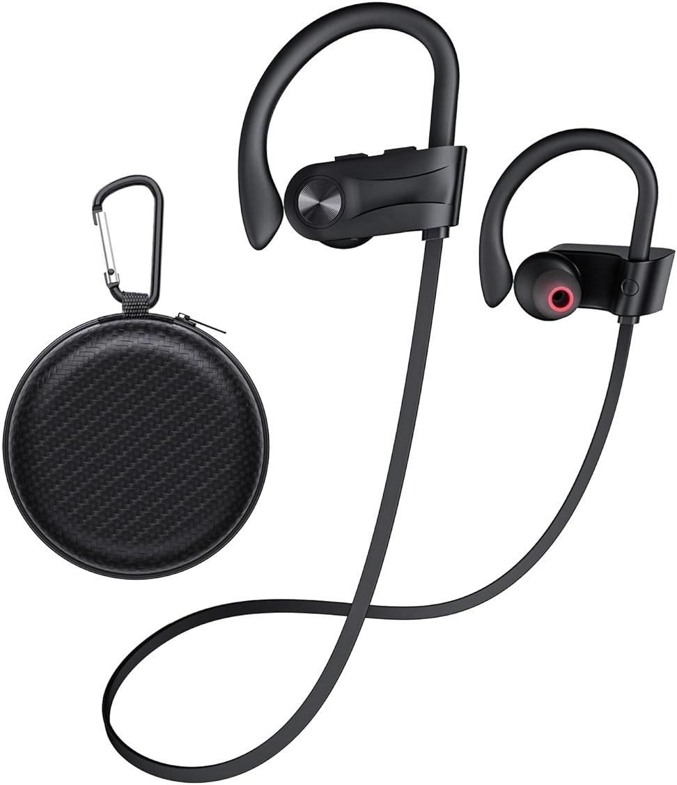 JOYWISE Bluetooth Headphones, Wireless Earbuds Bluetooth 5.3 Headphones with 16Hrs Playtime Stereo Bass Headsets, IPX7 Waterproof Running Earphones for Sports, Black by JOYWISE — Shop at Bazar