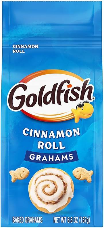 Goldfish Grahams Cinnamon Roll Baked Snack Crackers, 6.6 Oz Bag by Goldfish - Shop at Bazar