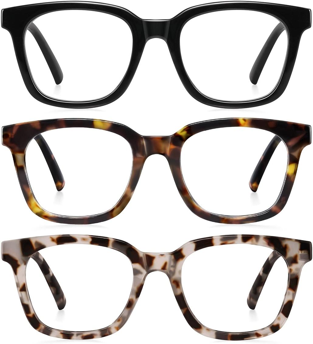AIMISUV Reading Glasses for Women Men - Blue Light Blocking Magnifying Readers,Square Anti-Glare Computer Eyeglasses by AIMISUV — Shop at Bazar