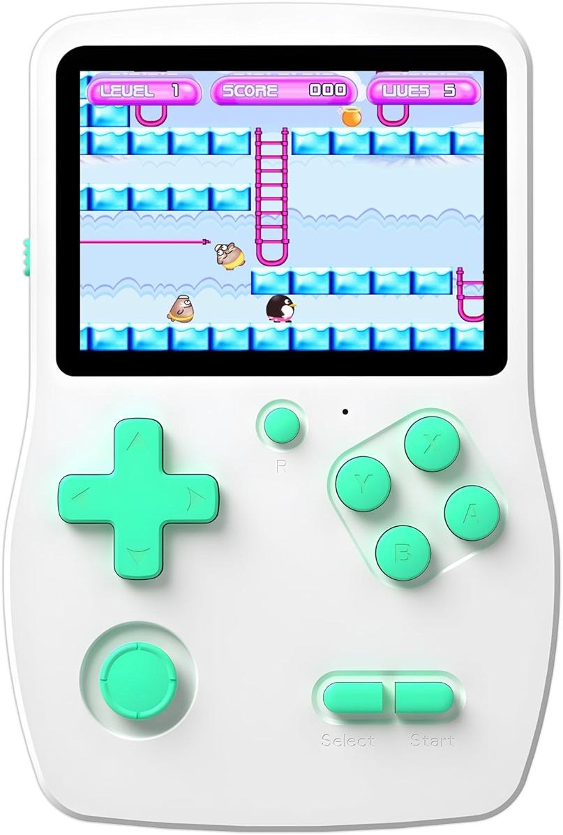 32 Bit Handheld Games for Kids Preloaded 139 Video Games, Portable Video Gaming Player with 3.0" IPS Screen and Rechargeable Battery, Mini Travel Games Electronic Gifts Toys for Boys Girls, White by Douddy — Shop at Bazar