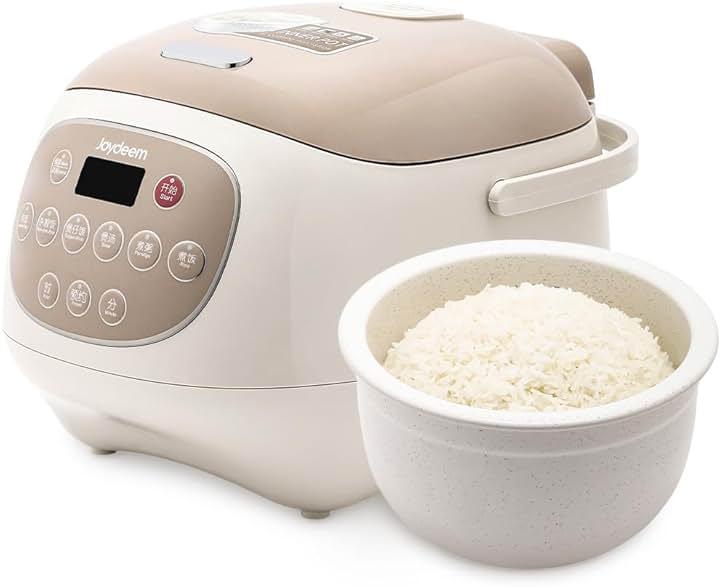 Joydeem Ceramic Rice Cooker, 6 Cups Uncooked Rice Cookers with Pure Ceramic Inner Pot, Healthy & PFOA Free, 3L/3.2 qt, DFB-C300 by JOYDEEM — Shop at Bazar