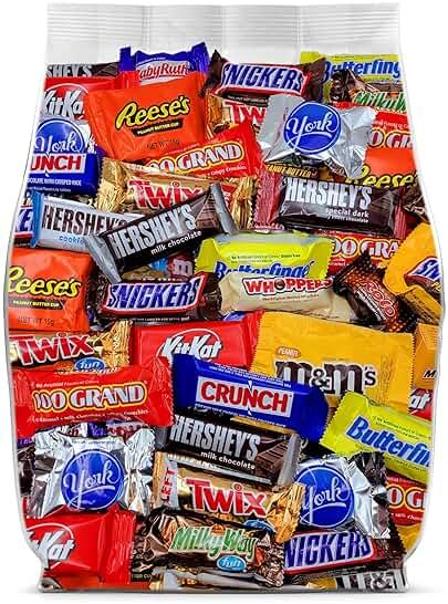 Assorted Chocolate Candy Variety Pack - 5lb Bulk Chocolate Candy Individually Wrapped - Bulk Candy Assortment for Pinata Stuffers, Party Favors, Office Snacks & Candy Bowls - 5 Pounds by Yummy Chew — Shop at Bazar
