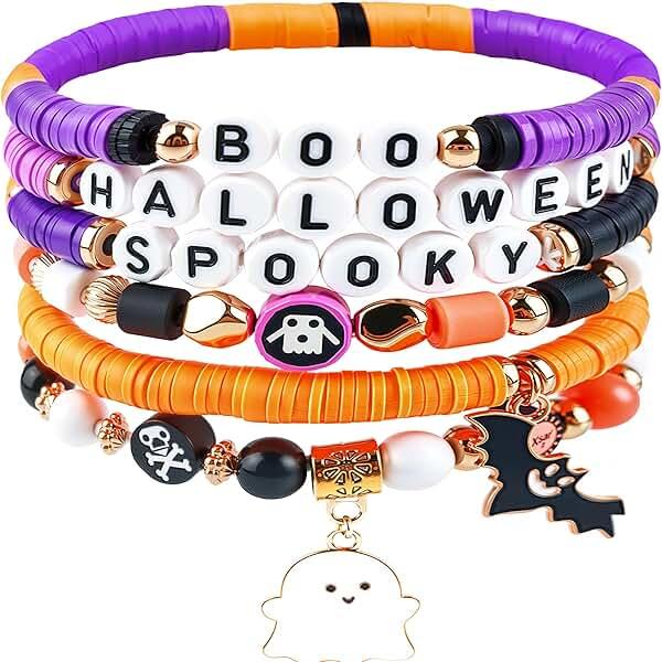 OHOME Halloween Party Favors - 6 Pack HALLOWEEN Bracelets | Halloween Games Treats Toys Gifts Crafts Party Supplies for Kids - Womens Halloween Costumes 2026 | Dresses Shirts Pajamas for Adult by OHOME — Shop at Bazar