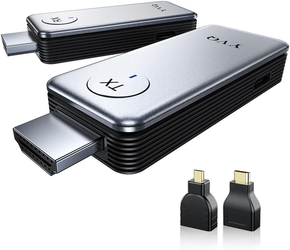 YVQ 2025 Upgraded Wireless HDMI Transmitter and Receiver, 4K Decode 1080P Output,2.4G/5G Plug&Play Portable HDMI Wireless for Streaming Video and Audio to Monitor from Laptop/TV Box by YVQ — Shop at Bazar