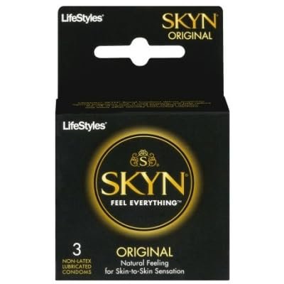 Lifestyle Skyn Original Condoms 3 Count (Pack of 6)