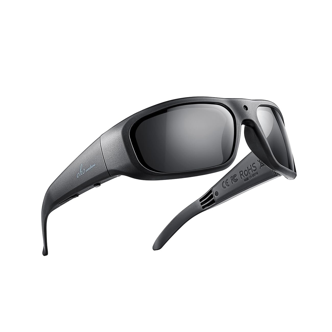 OhO 32GB Camera Glasses, 24M Resolution 1080P Smart Glasses with UV400 Sunglasses Lens for Outdoor Sport, Unisex