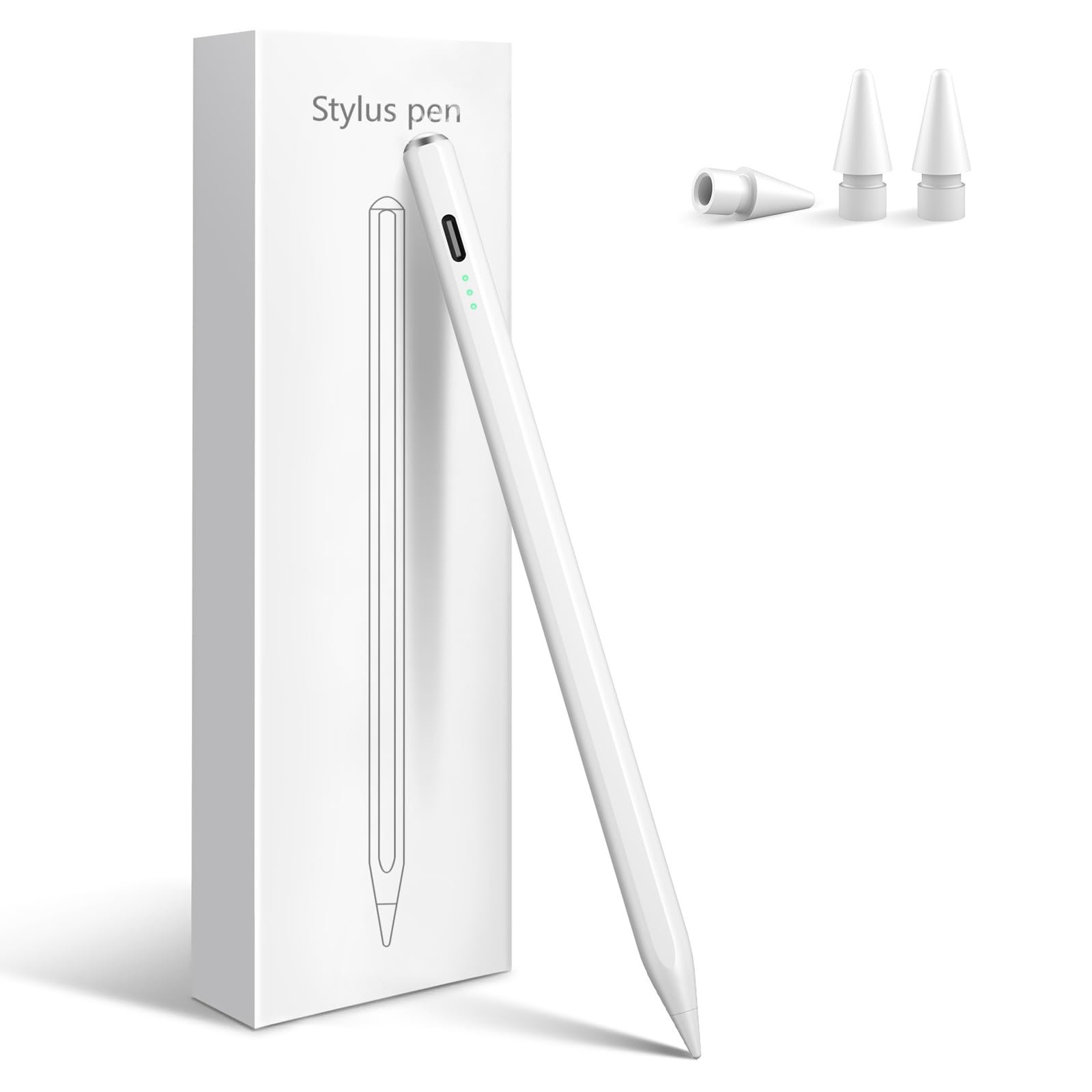 Aspaper Stylus Pen for iPad 2025-2018 with 13mins Fast Charge,Tilt Sensitive Palm Rejection Pencil for iPad 11th A16,10th/9th/8th/7th/6th, Air 11/13 M2/M3,Pro 11/13 M4,Pro 12.9“,Air 5/4/3,Mini 7/6/5