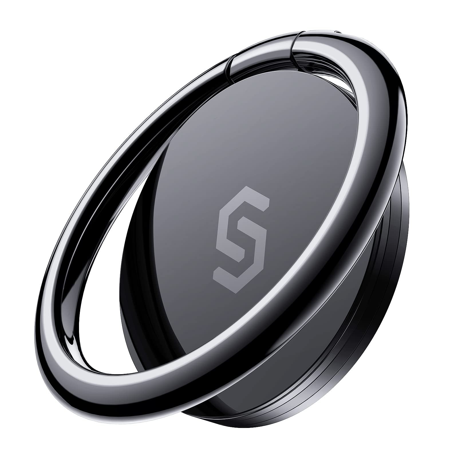 Syncwire Cell Phone Ring Holder Stand, 360 Degree Rotation Finger Ring Kickstand Polished Metal Phone Grip for Magnetic Car Mount