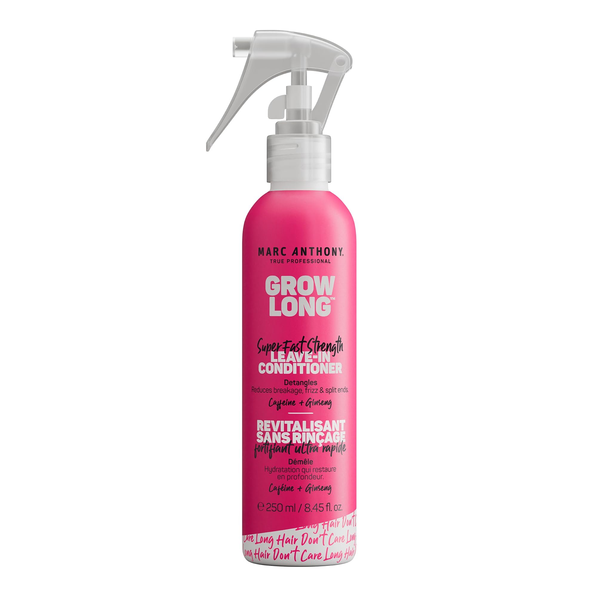 Marc Anthony Leave-In Conditioner Spray & Detangler, Grow Long Biotin - Anti-Frizz Deep Conditioner For Split Ends & Breakage - Vitamin E, Caffeine & Ginseng for Curly, Dry & Damaged Hair