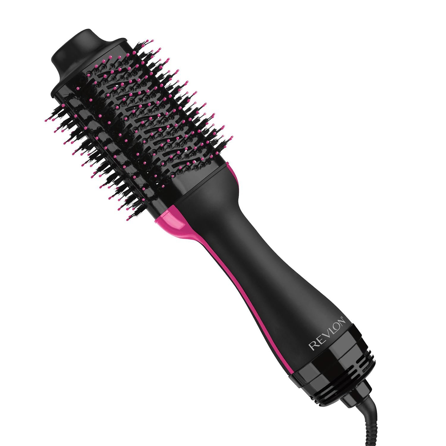 REVLON One-Step Volumizer Hair Dryer and Styler – Easy Salon-Style Blowouts – Less Frizz, More Shine, and Reduced Heat Damage, for All Hair Types and Lengths (Black)
