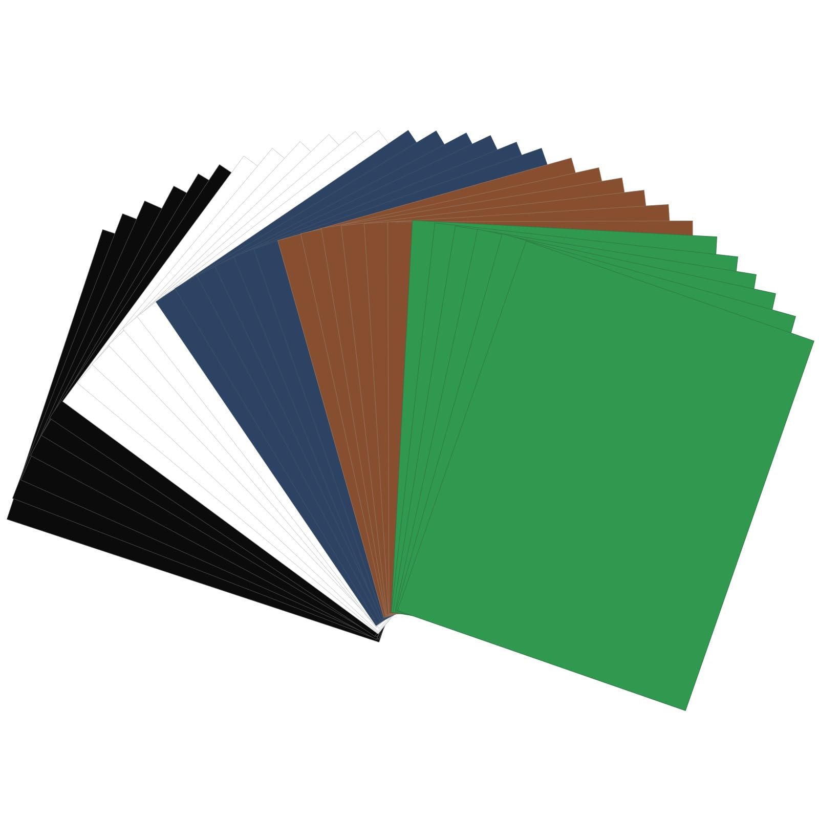JULBEAR 30 Sheets Colored Cardstock, 5 Football Colors 180gsm 8.5 x 11 Inches Colorful Pastel Printer Construction Paper for Kids Scrapbook School Office Printing DIY Craft, Card Making