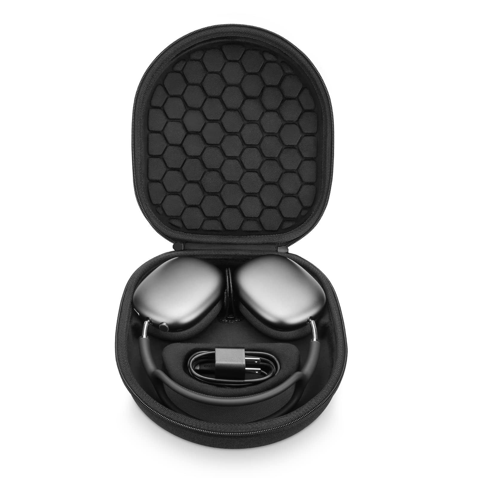Smart Case for Apple AirPods Max with Sleep Mode Support, Hard Shell | Portable Travel Cover | Storage Bag | Carry Organizer