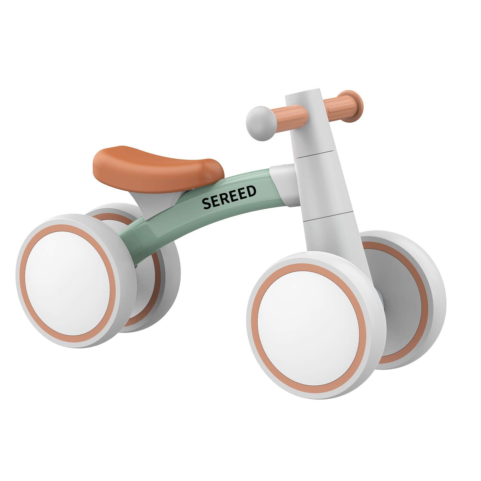 SEREED Baby Balance Bike for 1 Year Old Boys Girls 12-24 Month 4 Wheels | Toddler First Bike | First Birthday Gifts
