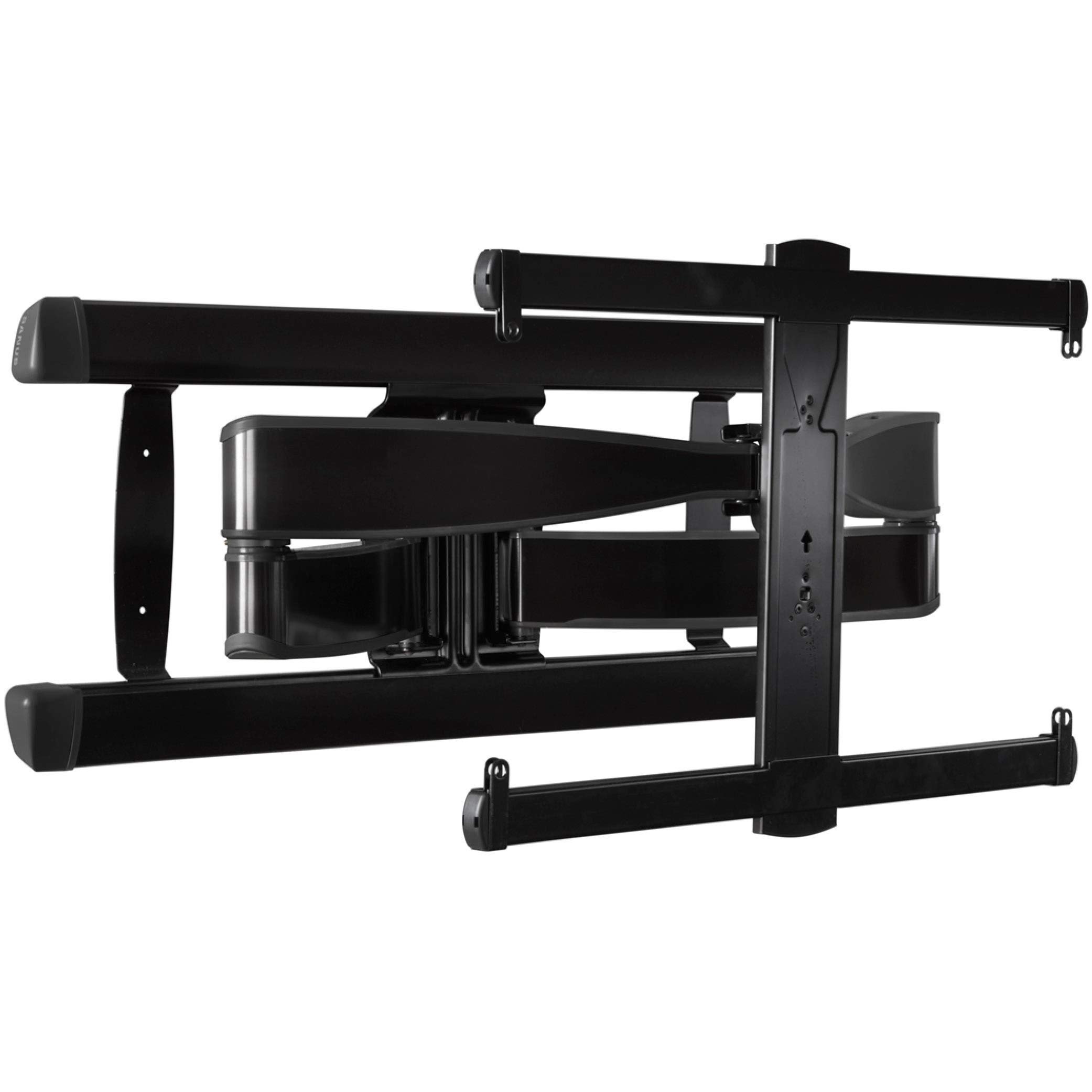 SANUS Full Motion TV Wall Mount for 42” to 90” TVs up to 125lbs – Extend, Swivel, Tilting TV Mount - Easy 3 Step DIY Install w/ Included Hardware - Black Finish