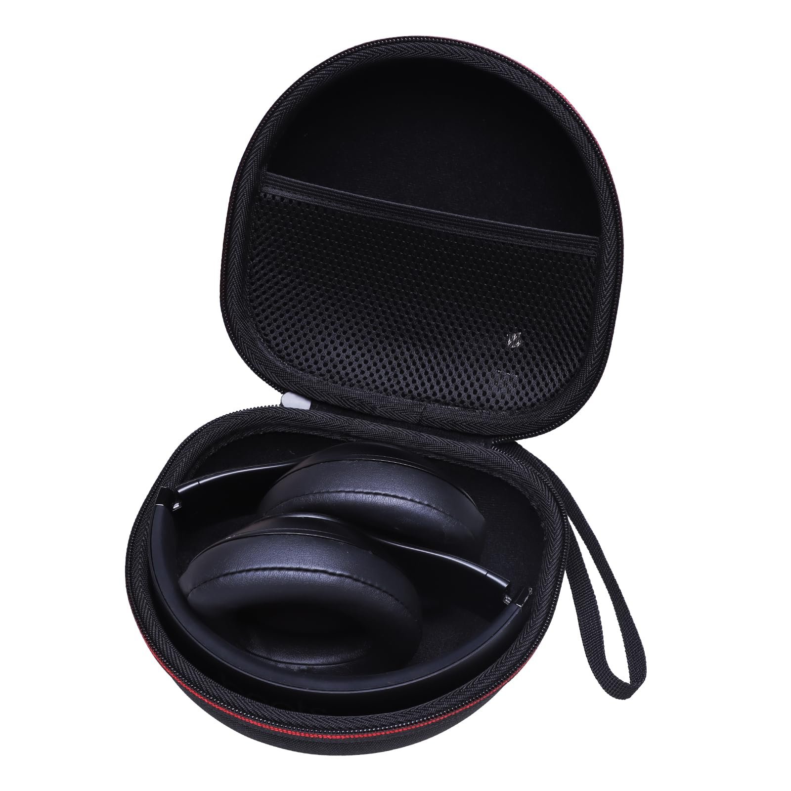 Headphone Case Compatible with BERIBES/TOZO/KVIDIO/Beats/Soundcore Anker Noise Cancelling Over-Ear Headphones, Black