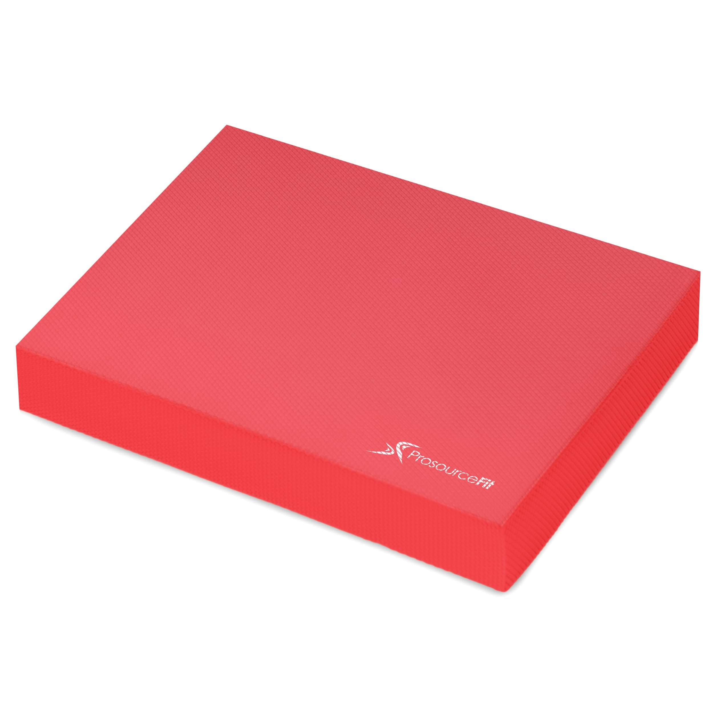 ProsourceFit Exercise Balance Pad – Non-Slip Cushioned Foam Mat & Knee Pad for Fitness and Stability Training, Yoga, Physical Therapy