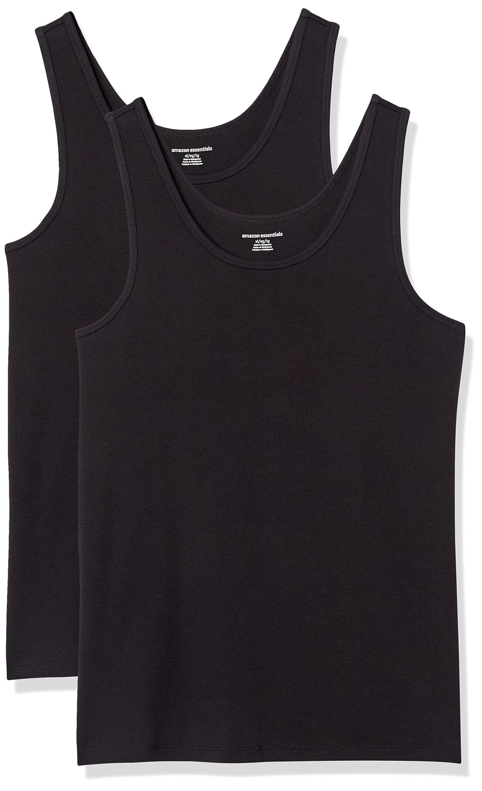 Amazon Essentials Women's Slim-Fit Tank Top, Pack of 2