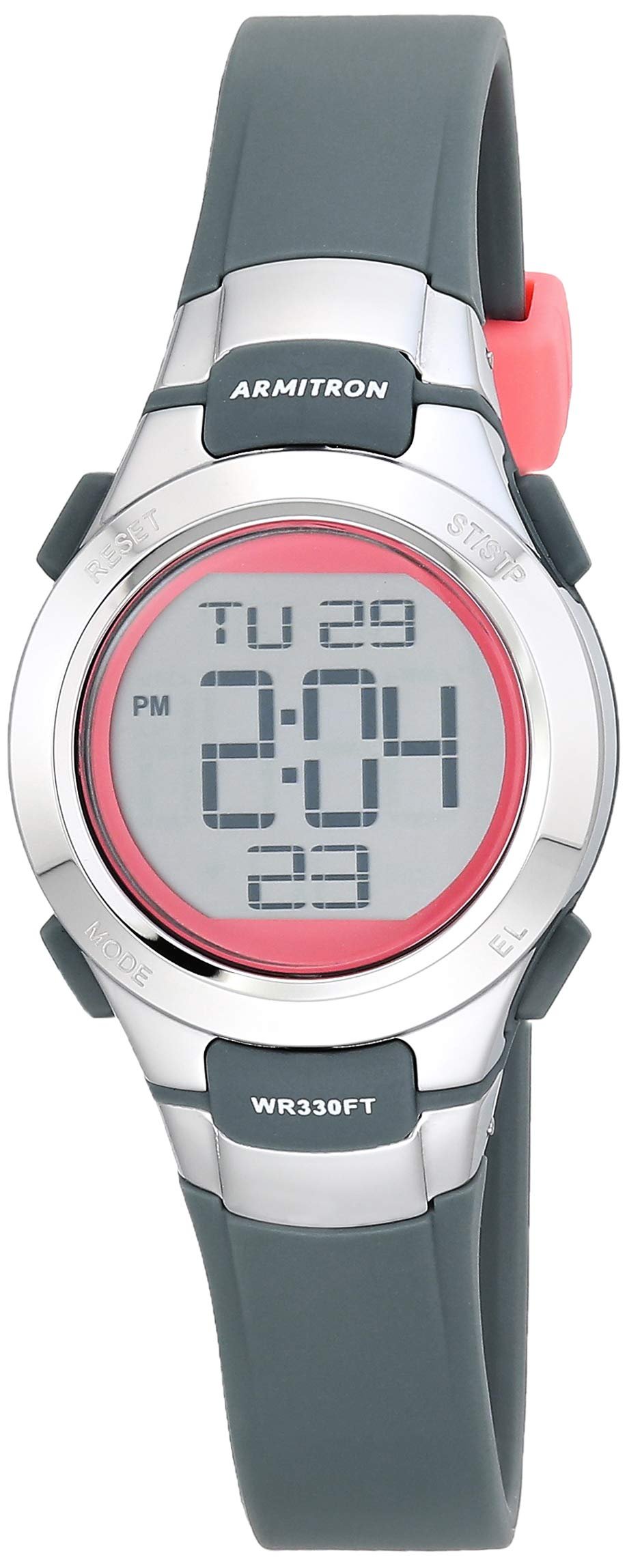 Armitron Sport Women's Digital Chronograph Resin Strap Watch, 45/7012