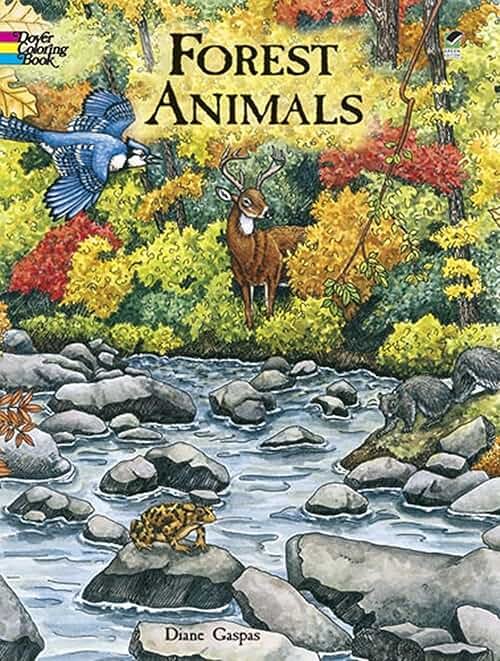Forest Animals Coloring Book (Dover Animal Coloring Books) - Product Image
