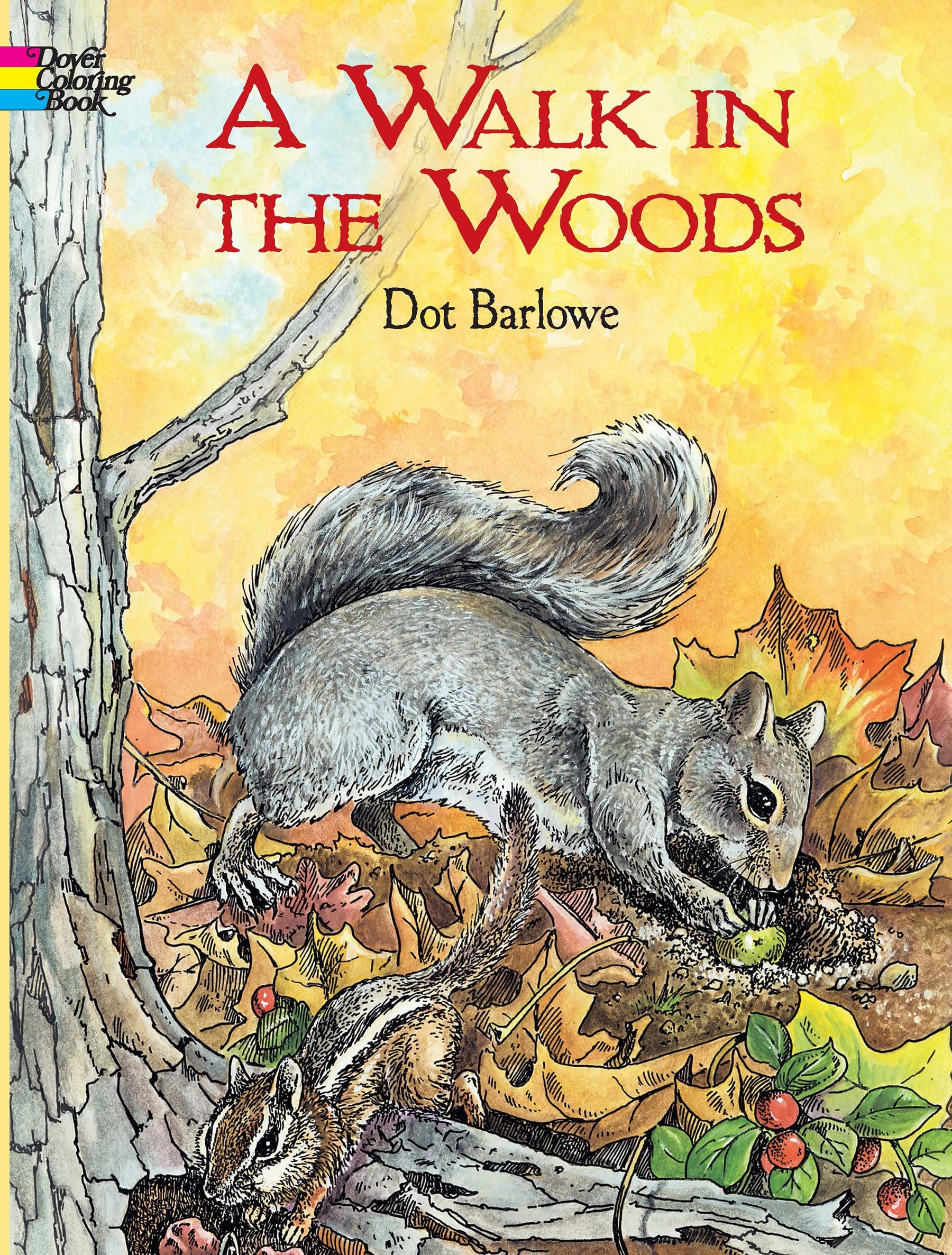 A Walk in the Woods Coloring Book (Dover Nature Coloring Book) - Product Image