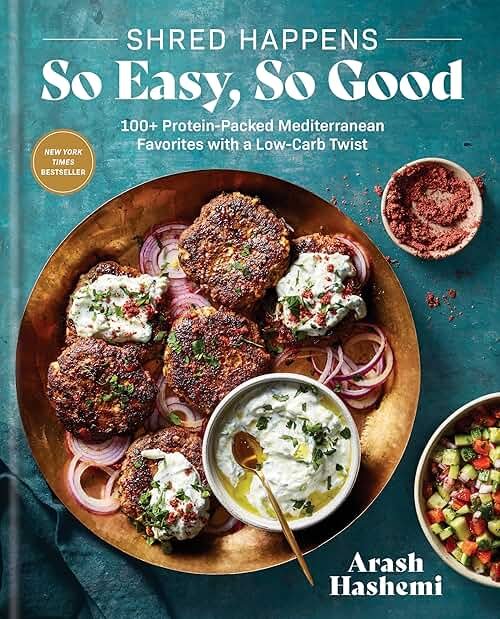 Shred Happens: So Easy, So Good: 100+ Protein-Packed Mediterranean Favorites with a Low-Carb Twist; A Cookbook - Product Image