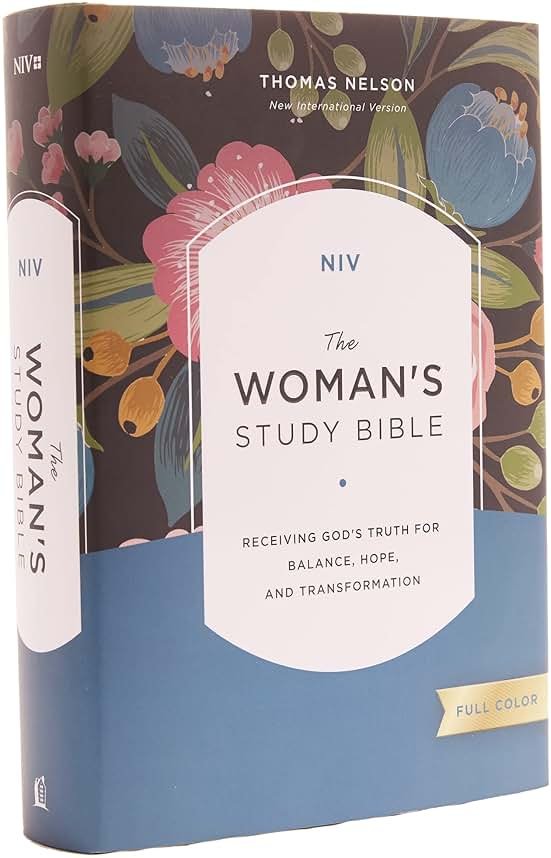 NIV, The Woman's Study Bible, Hardcover, Full-Color, Red Letter: Receiving God's Truth for Balance, Hope, and Transformation - Product Image