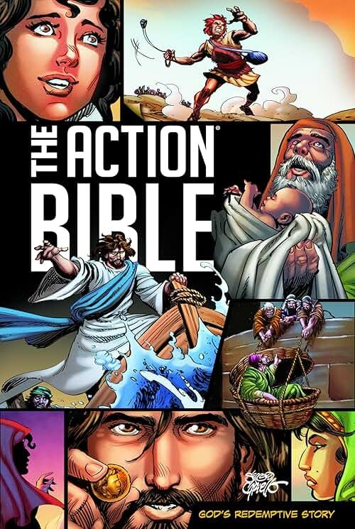 The Action Bible: God's Redemptive Story (Action Bible Series) - Product Image