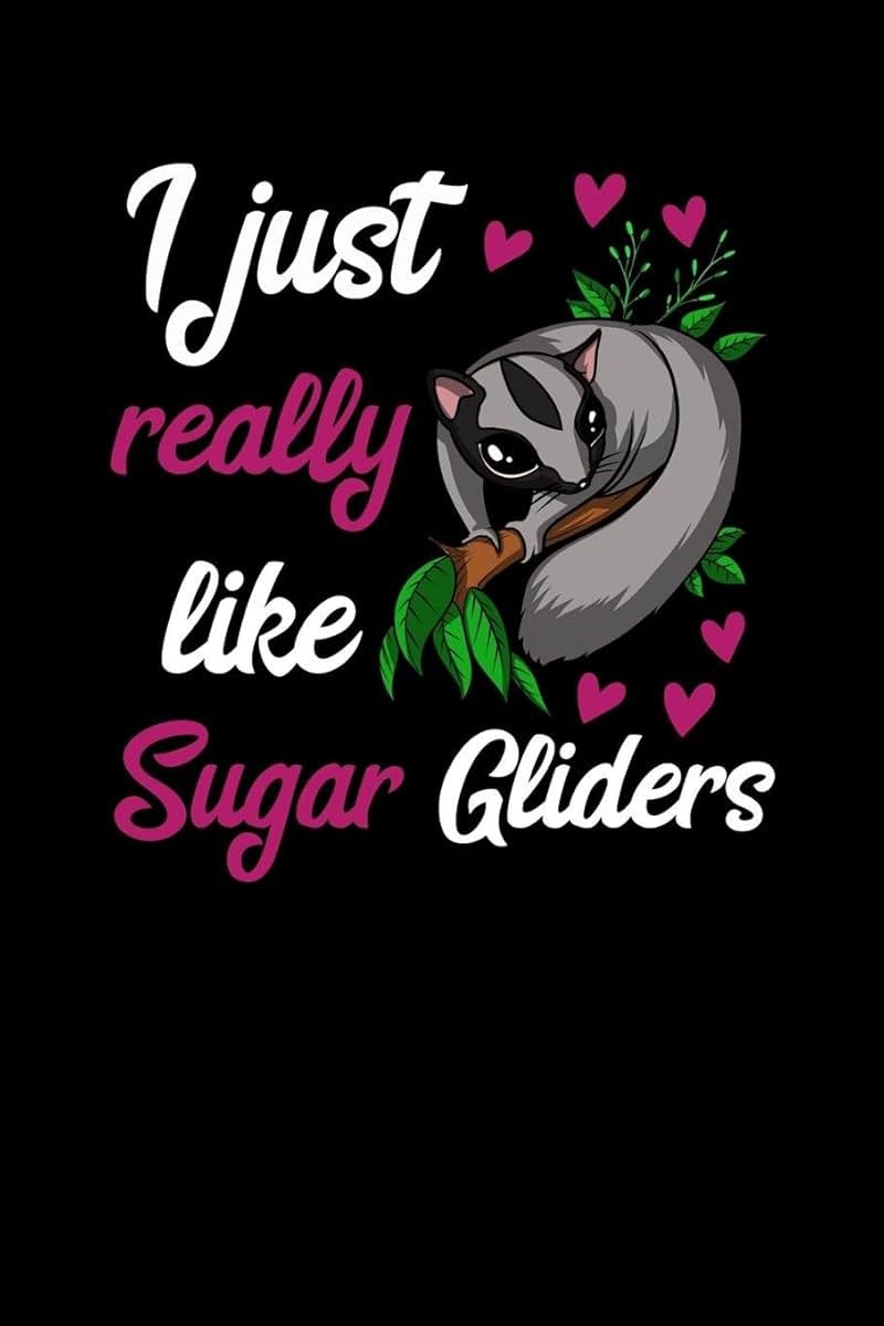 I Just Really Like Sugar Gliders: Cute Sugar Glider Notebook - Product Image