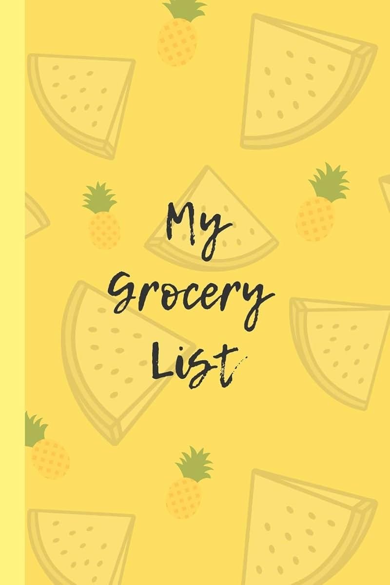 My Grocery List: Groceries List ~ Food Shopping Note Pad ~ Lined Paper Notebook ~ 120 Pages - Product Image