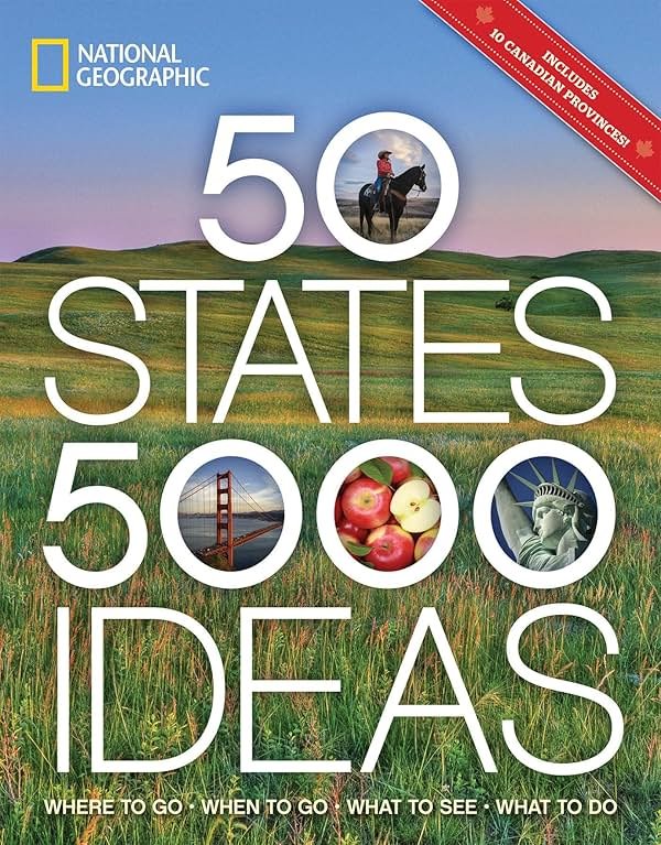 50 States, 5,000 Ideas: Where to Go, When to Go, What to See, What to Do - Product Image
