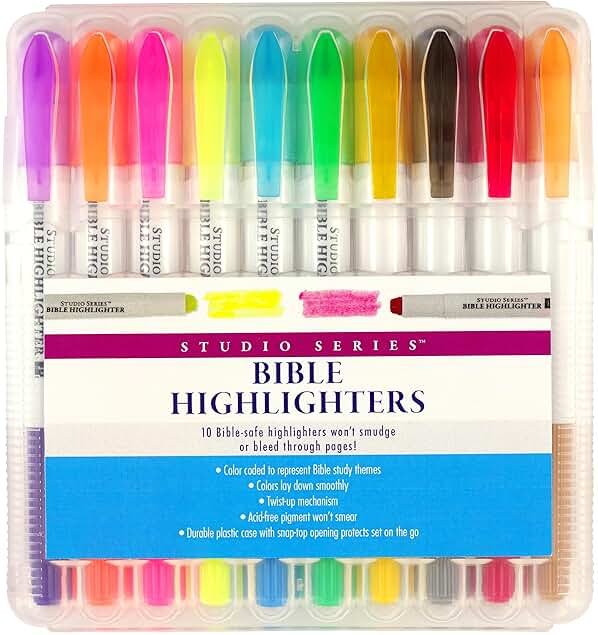 Bible Gel Highlighters (10-piece Set) - Product Image