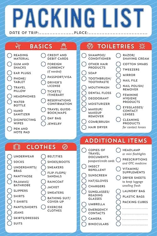 Packing List - Note Pad (60 sheets) - Product Image
