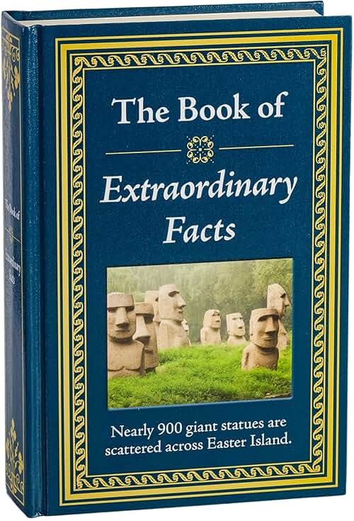 The Book of Extraordinary Facts: Big Book of Pop Culture, History, Crime & Weird Trivia | Hardcover Gift for Trivia Buffs, Curious Minds, Adults, Dad & Knowledge Seekers - Product Image