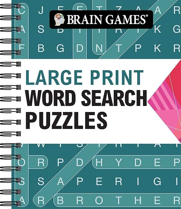 Brain Games - Large Print Word Search (Arrow) - Product Image
