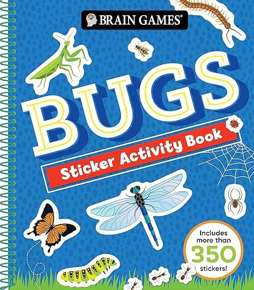 Brain Games - Sticker Activity Book: Bugs - Product Image