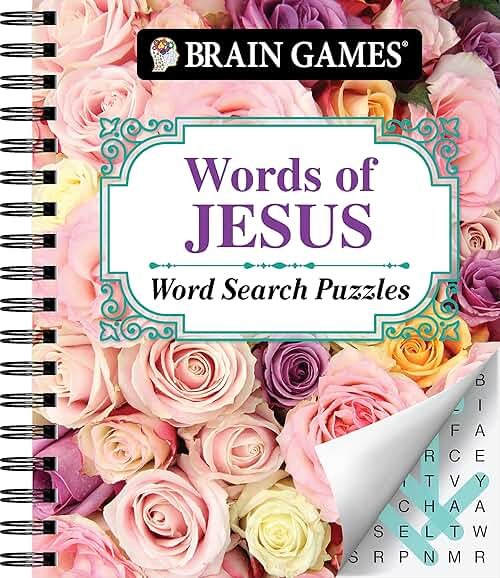 Brain Games - Words of Jesus Word Search Puzzles (Brain Games - Bible) - Product Image