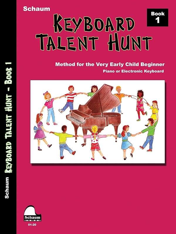 Keyboard Talent Hunt Book 1: Pre-Primer Piano Method | John W. Schaum | Early Beginner Piano Sheet Music for Preschool Students | Letter Name Reading ... and Teacher Duets (Schaum Publications) - Product Image