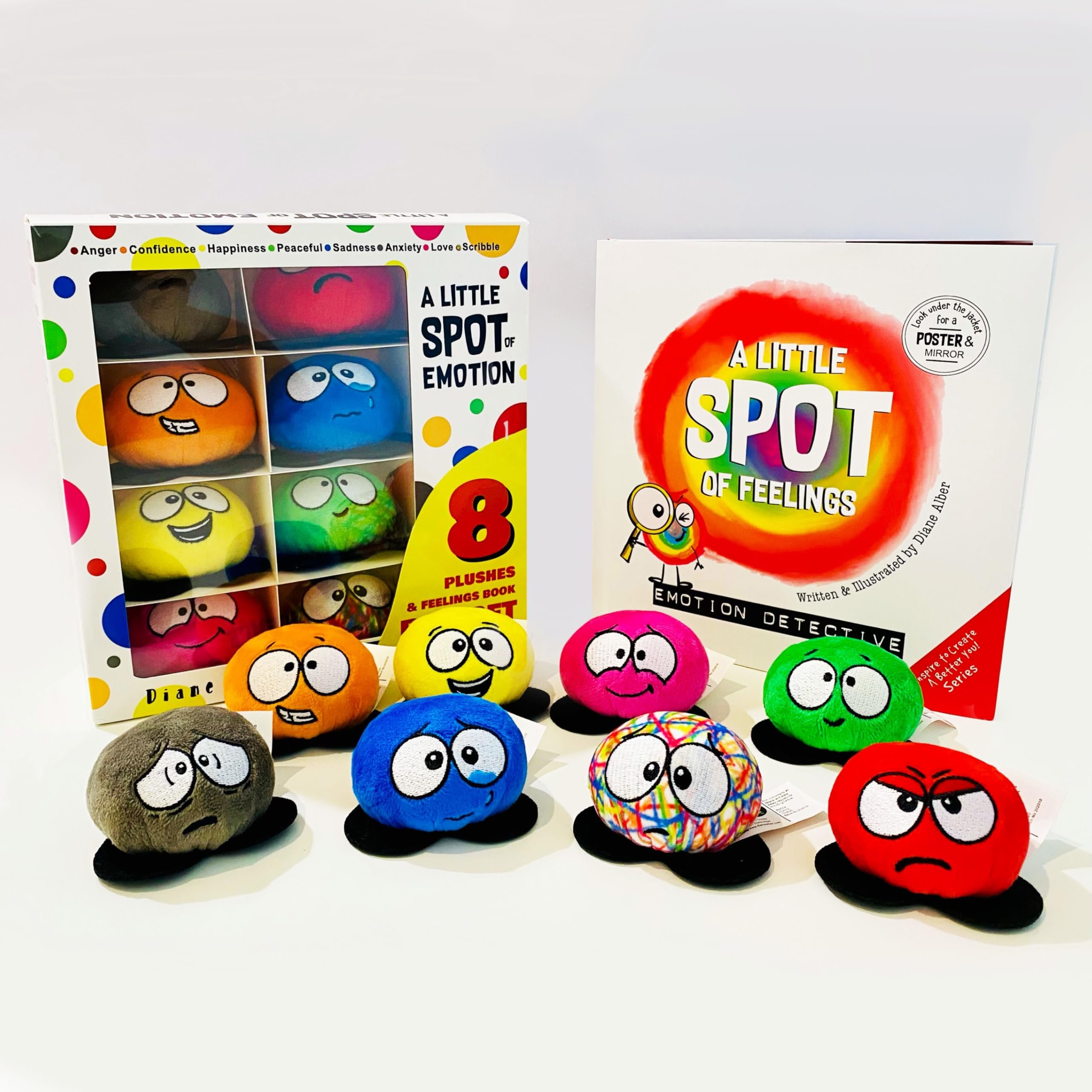 A Little SPOT of Emotion 8 Plush Toys with Feelings Book Box Set - Product Image