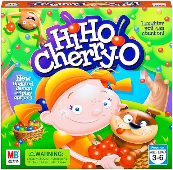 Hasbro Gaming Hi Ho Cherry-O Board Game for 2 to 4 Players Kids Ages 3 and Up (Amazon Exclusive) - Product Image