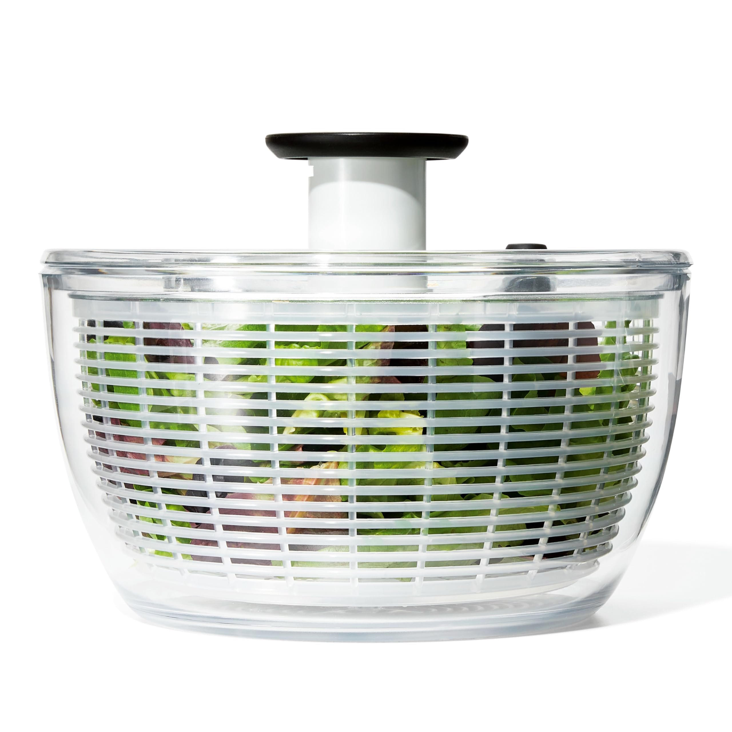 OXO Good Grips Salad Spinner | Lettuce Spinner | Fruit Washer | Fruit Washing Bowl with Strainer | Vegetable Cleaner | Salad Cleaner | Lettuce Washer | 6.22 Quart Capacity - Product Image
