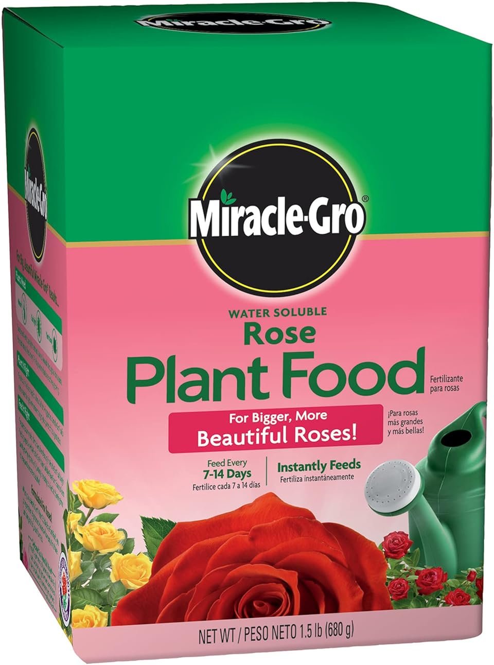 Miracle-Gro Water Soluble Rose Plant Food, 1.5 lb - Product Image